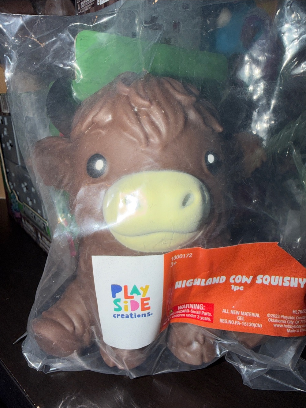 Highland Cow Squishy Plush - Brown